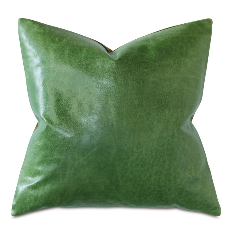 Eastern Accents Tudor Square Leather Pillow Cover & Insert Perigold